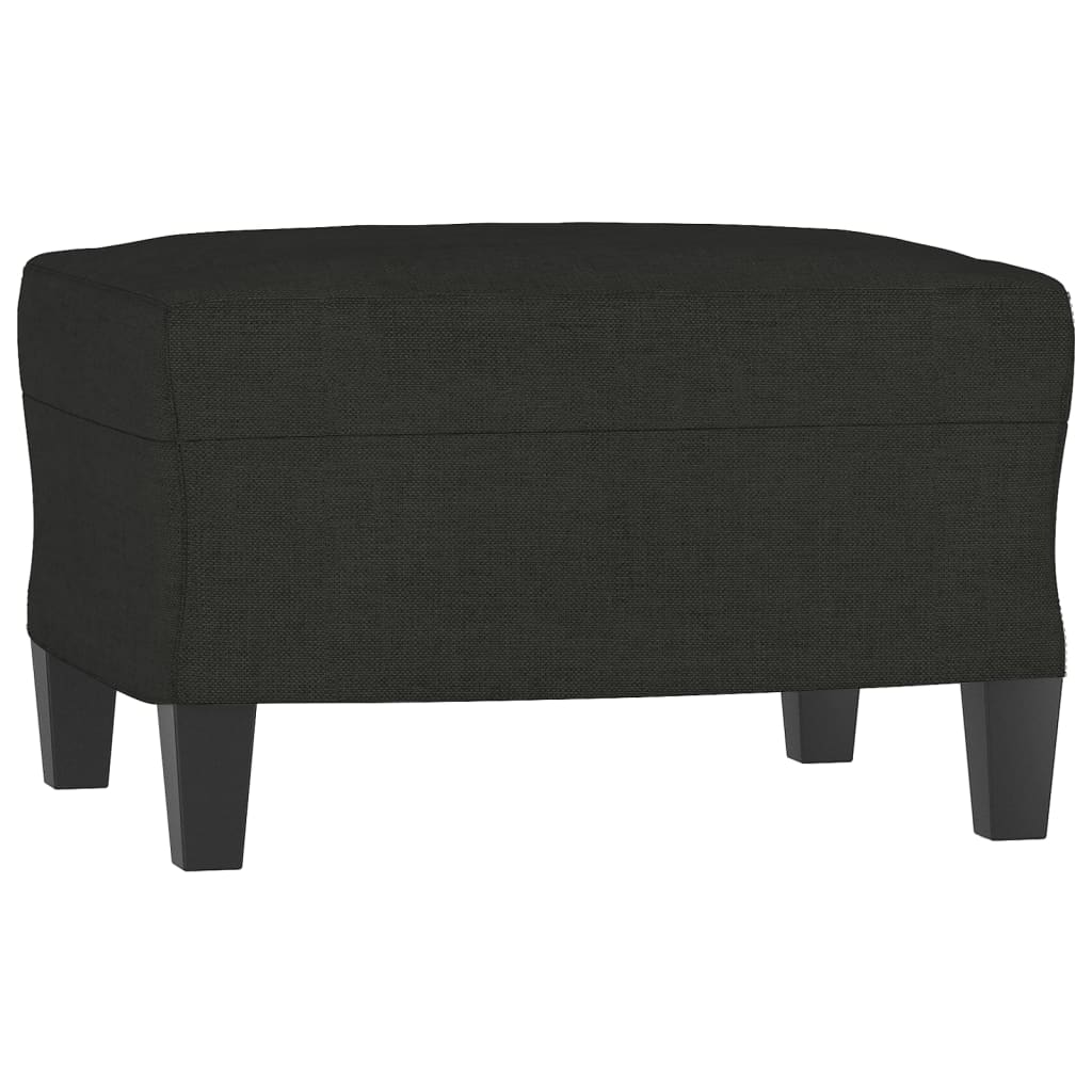 4 pcs conjunto de sofás tecido preto