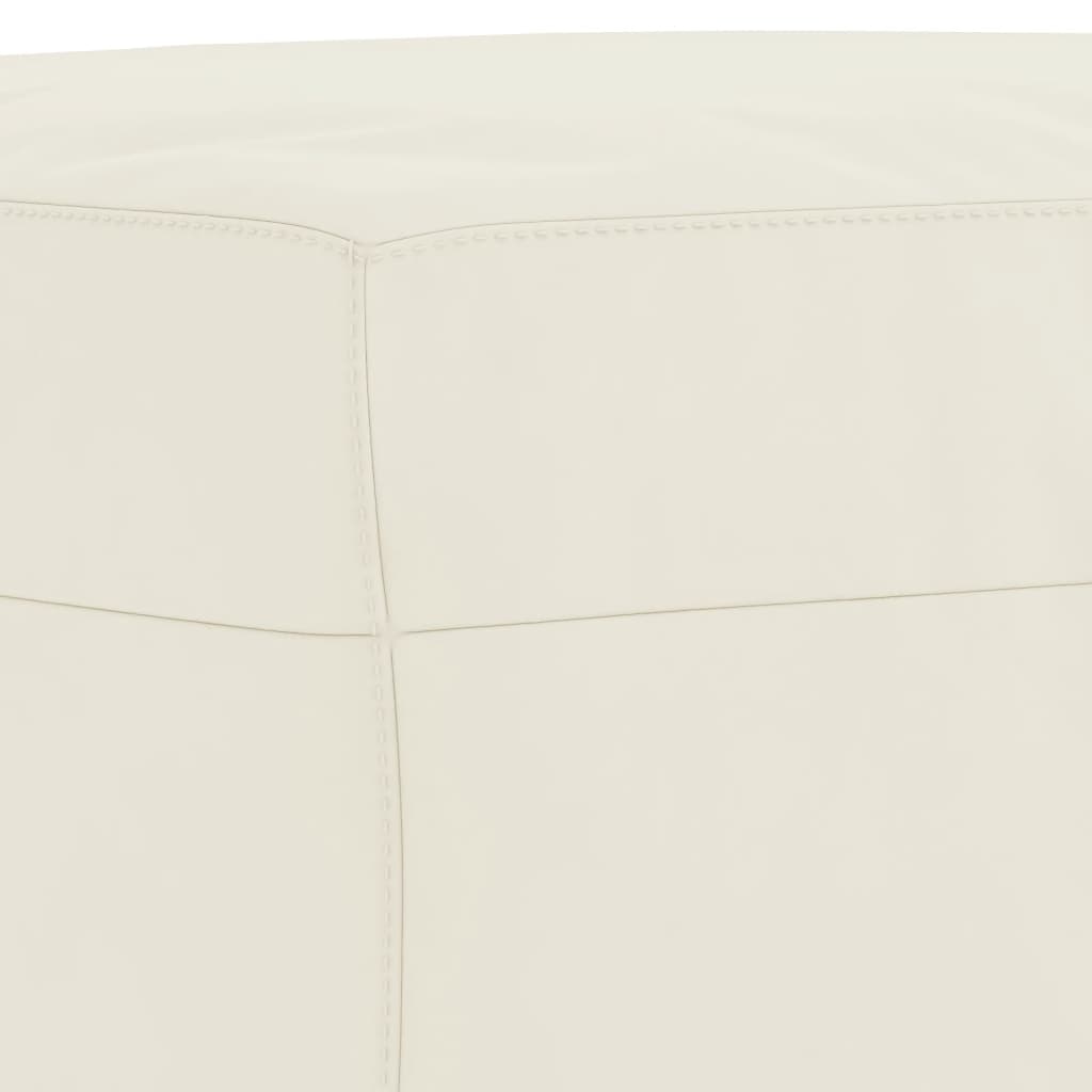 4 pcs conjunto de sofás veludo cor creme