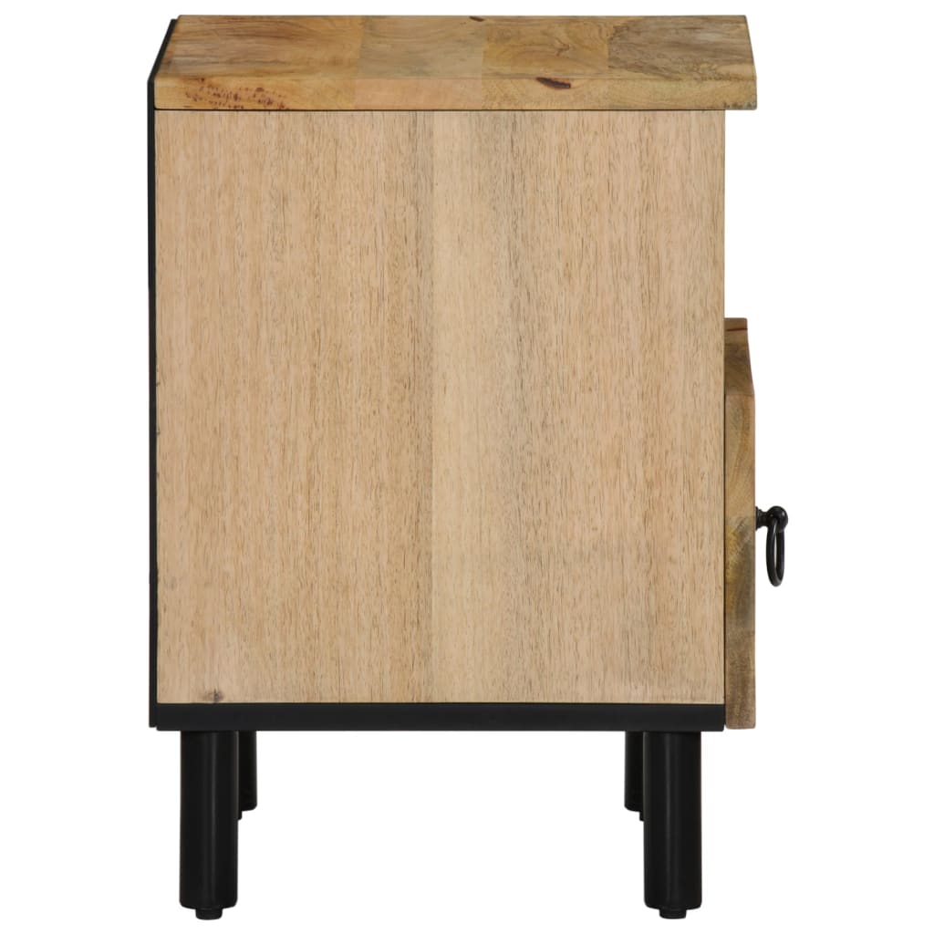 Bedside table 40x33x46 cm solid mango wood