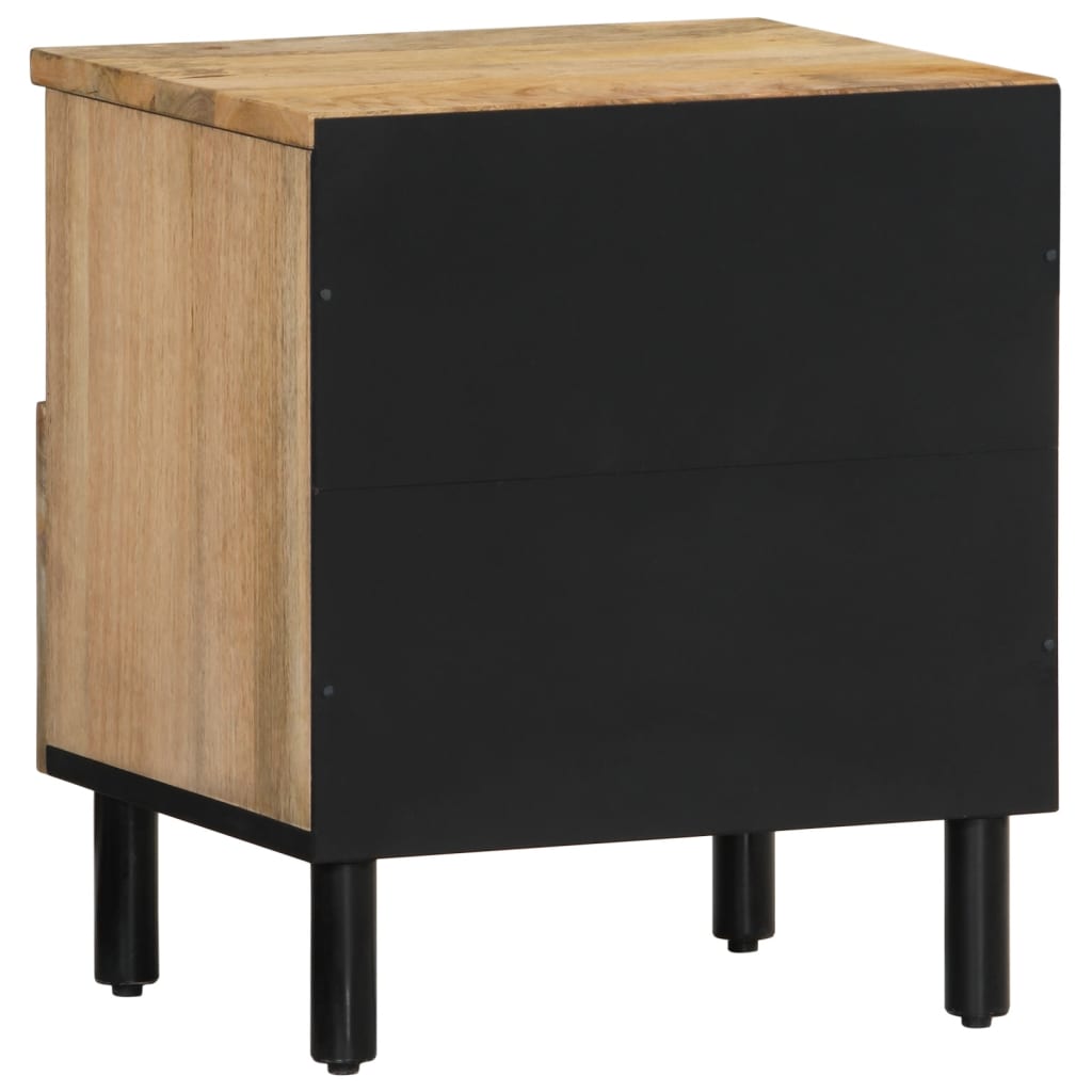 Bedside table 40x33x46 cm solid mango wood