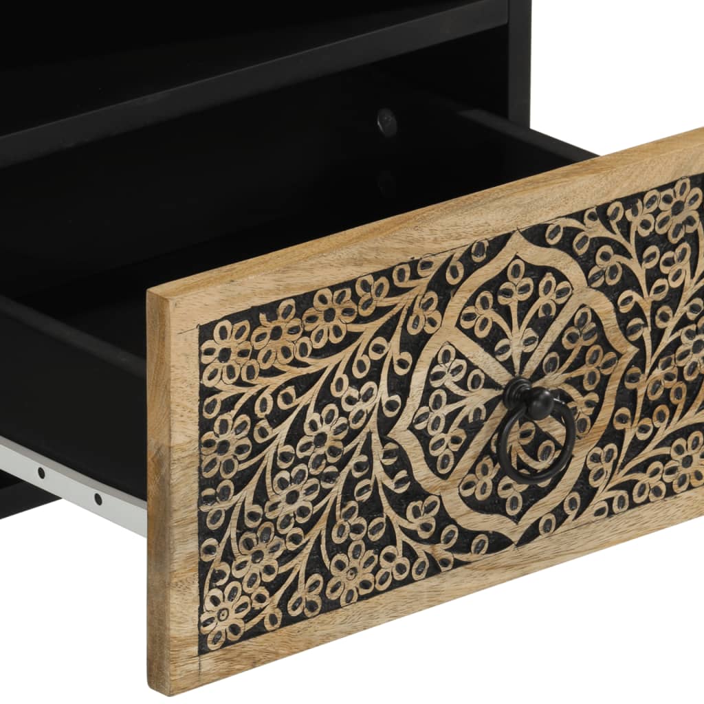 Bedside table 40x33x46 cm solid mango wood