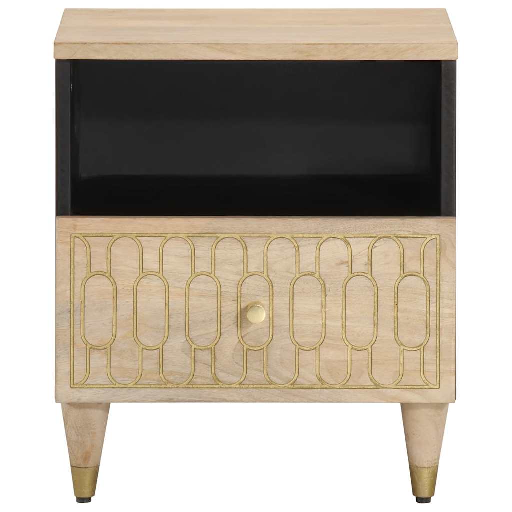 Bedside tables 2 pcs 40x33x46 cm solid mango wood