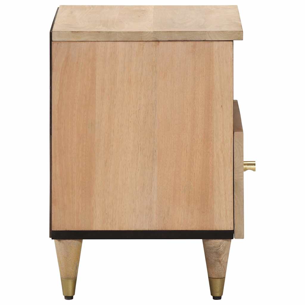 Bedside tables 2 pcs 40x33x46 cm solid mango wood