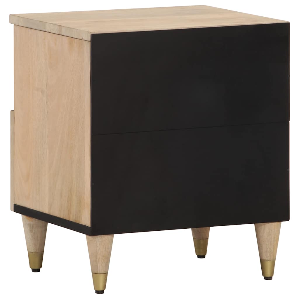 Bedside tables 2 pcs 40x33x46 cm solid mango wood