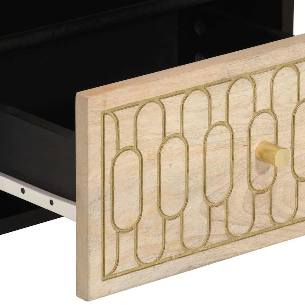Bedside tables 2 pcs 40x33x46 cm solid mango wood
