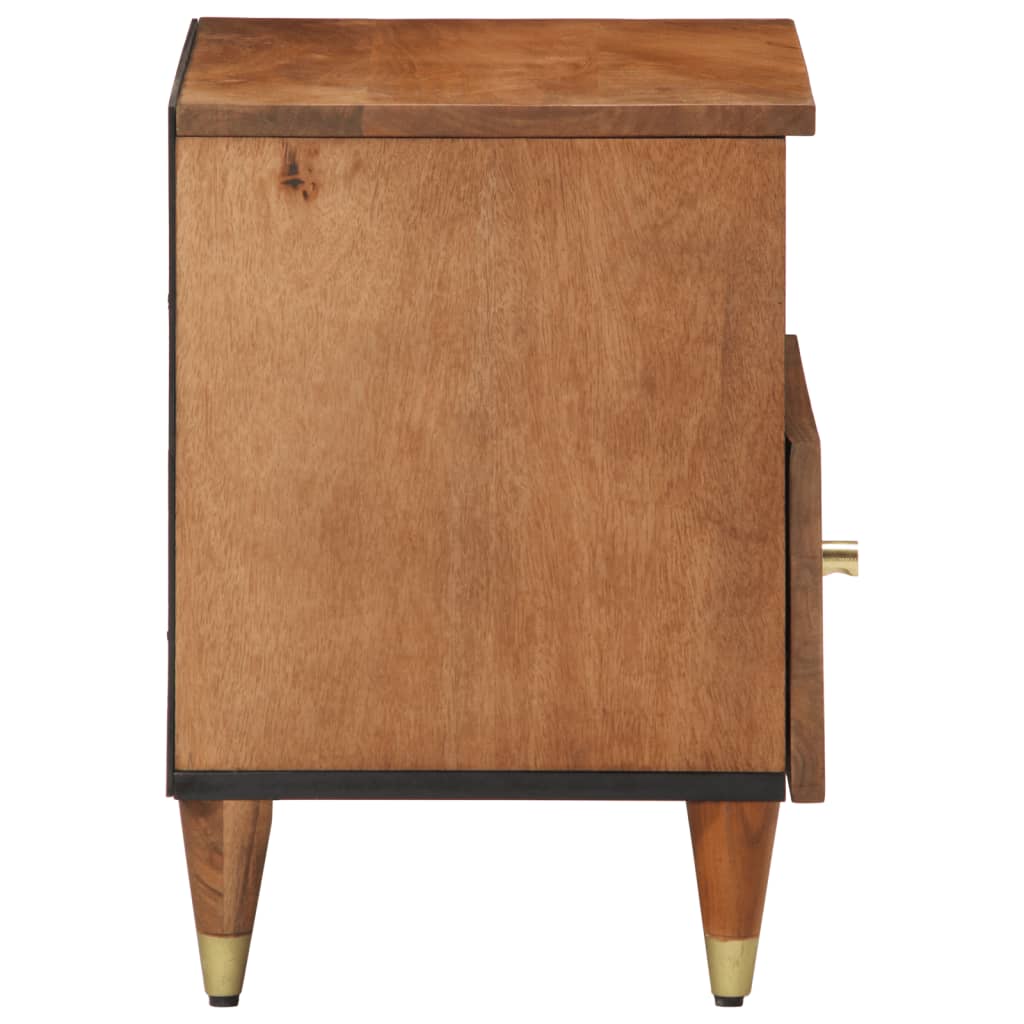 Bedside tables 2 pcs 40x33x46 cm solid mango wood