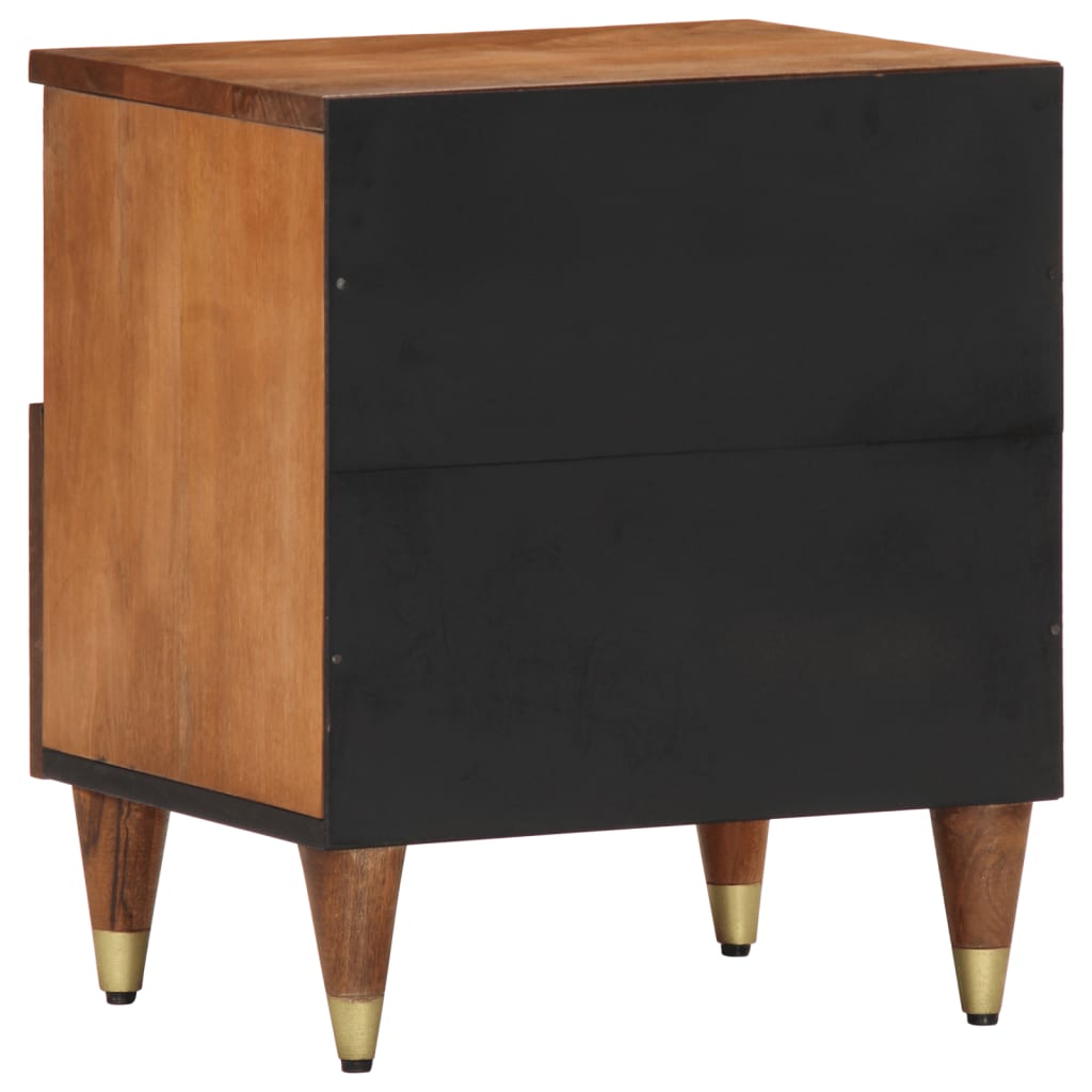 Bedside tables 2 pcs 40x33x46 cm solid mango wood