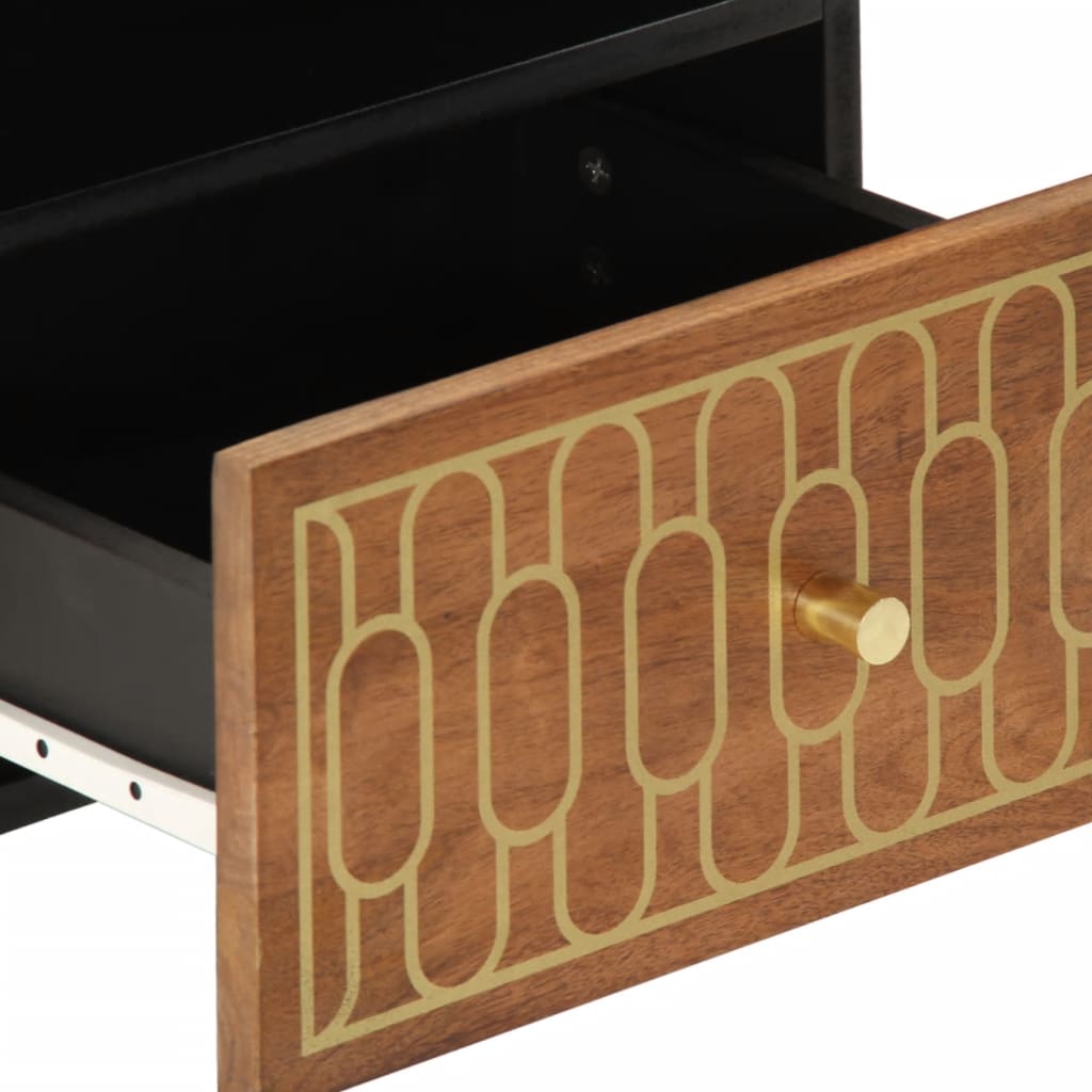Bedside tables 2 pcs 40x33x46 cm solid mango wood