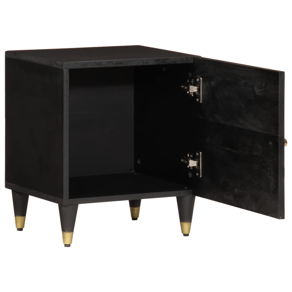 Bedside table 40x33x46 cm solid mango wood