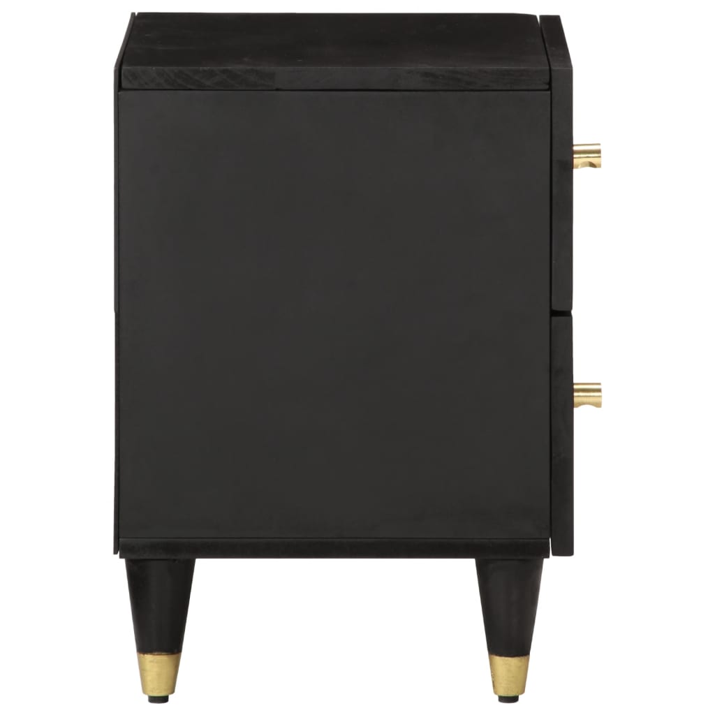Bedside tables 2 pcs 40x33x46 cm solid mango wood