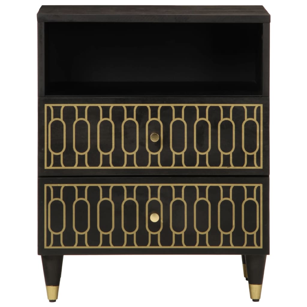 Bedside table 50x33x60 cm solid mango wood