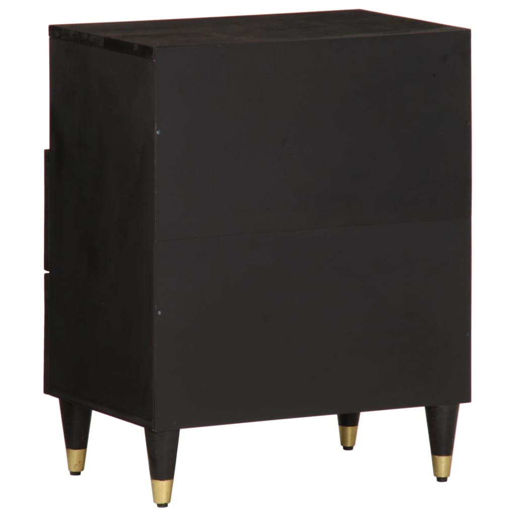 Bedside table 50x33x60 cm solid mango wood