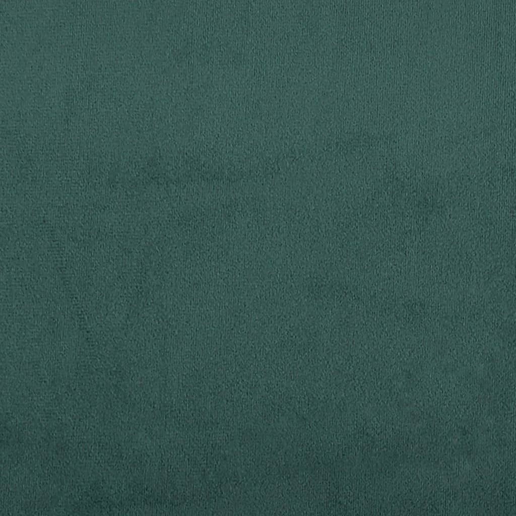 60 cm dark green velvet armchair