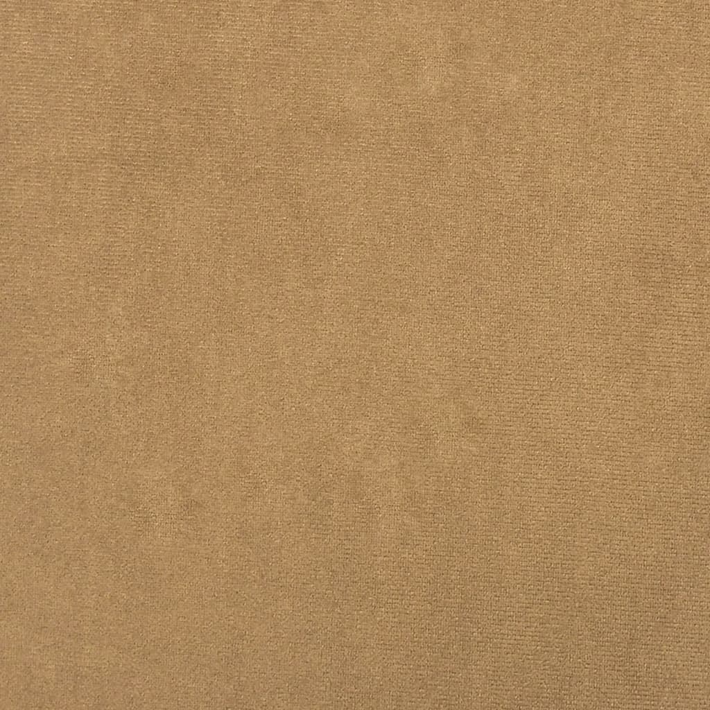 60 cm brown velvet armchair