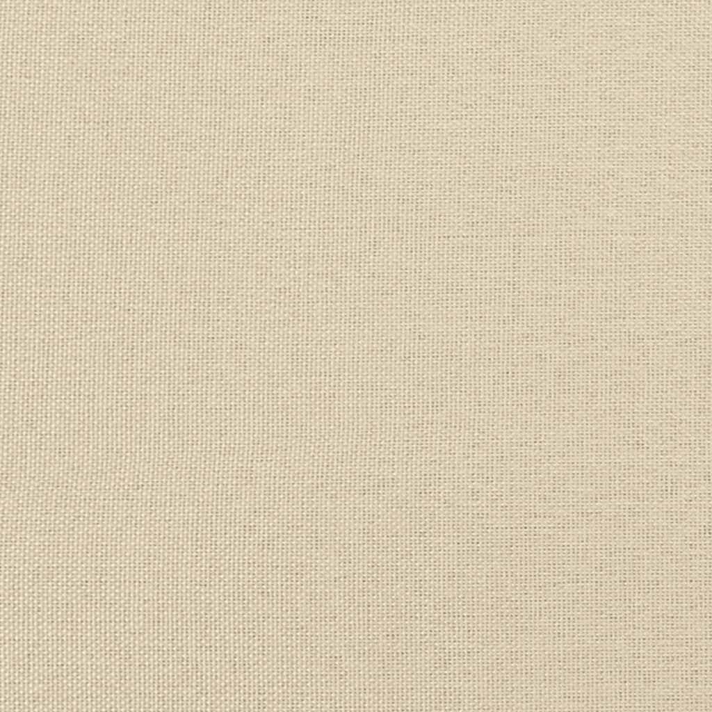 Sofá de 2 lugares tecido 120 cm cor creme