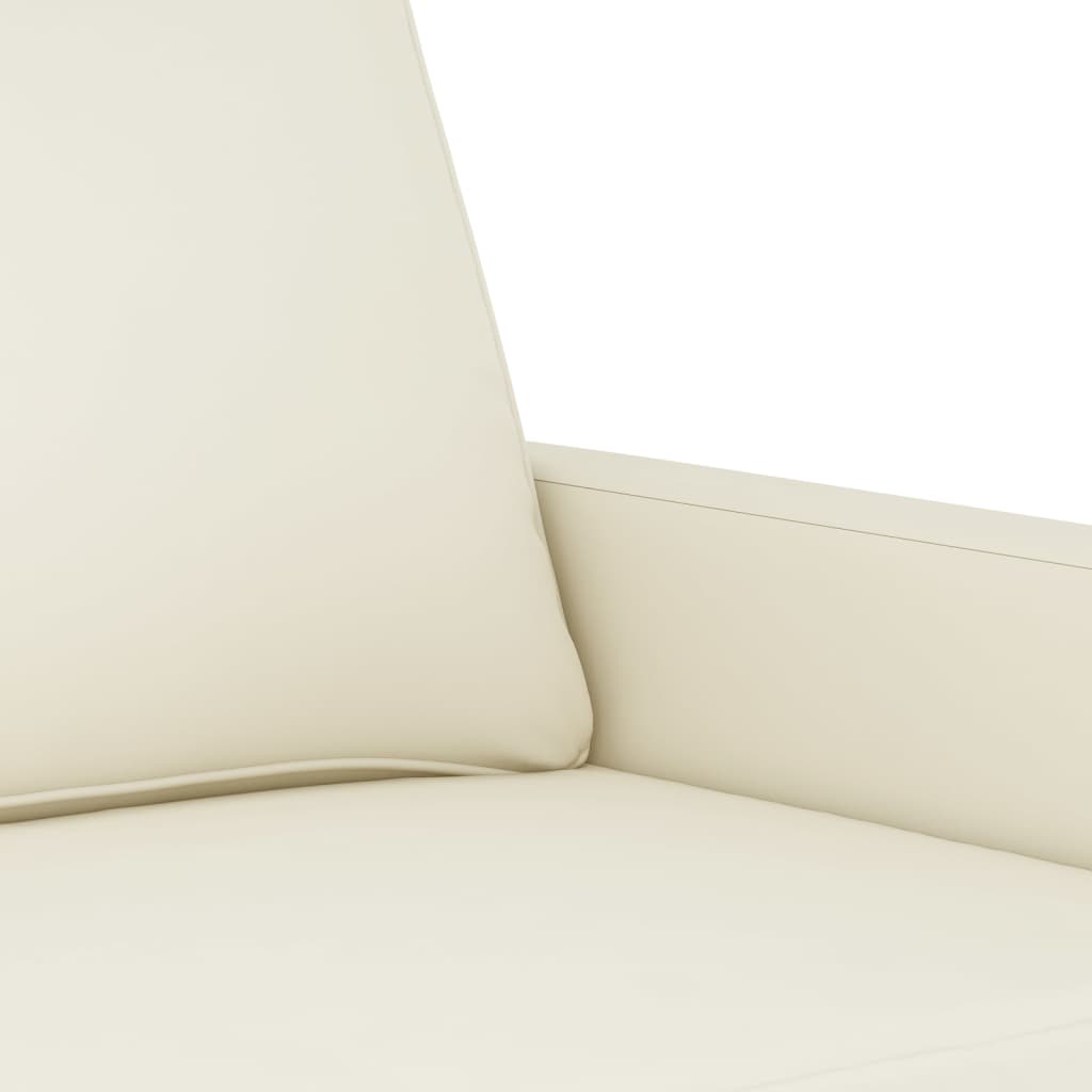 Poltrona 60 cm veludo cor creme