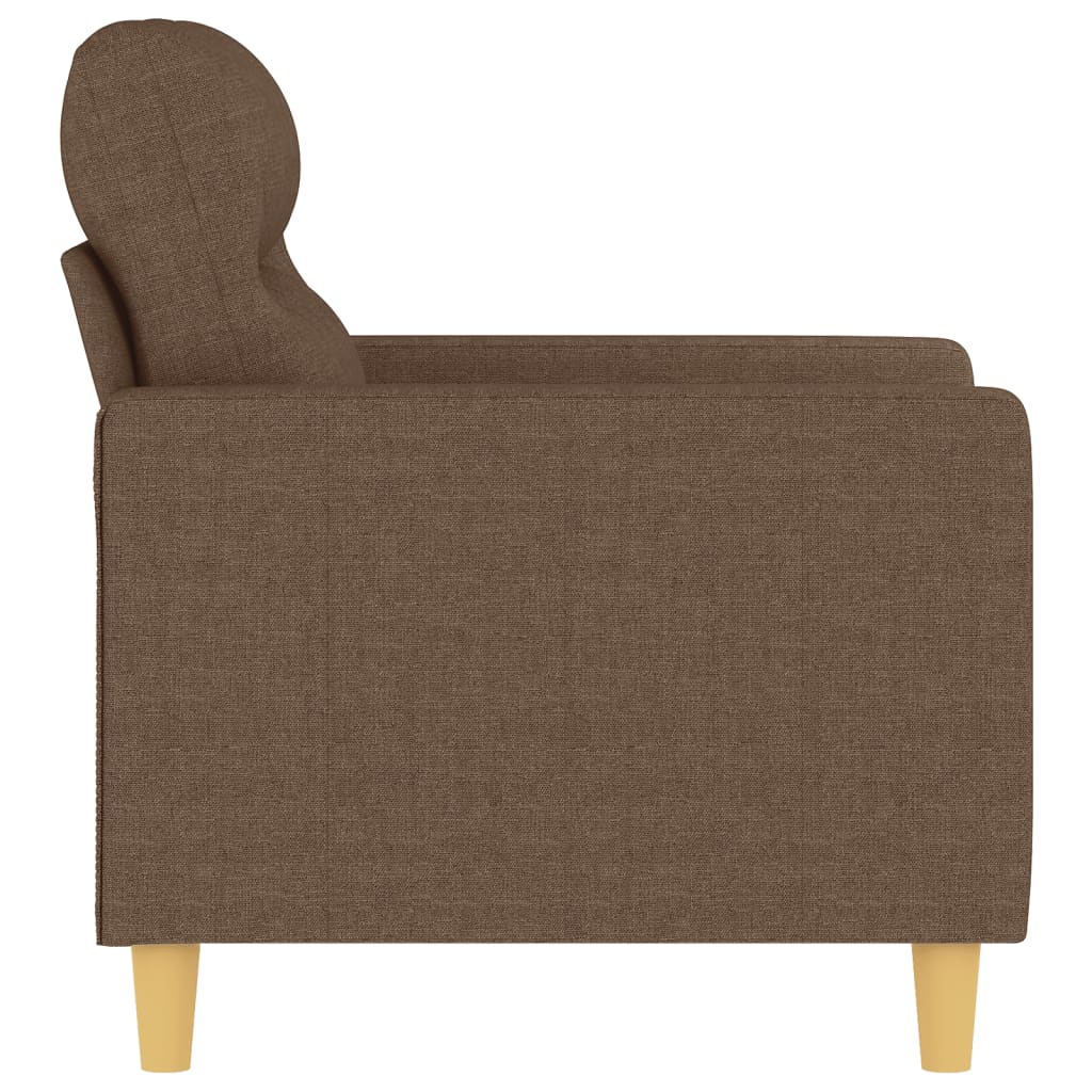 Poltrona 60 cm tecido castanho