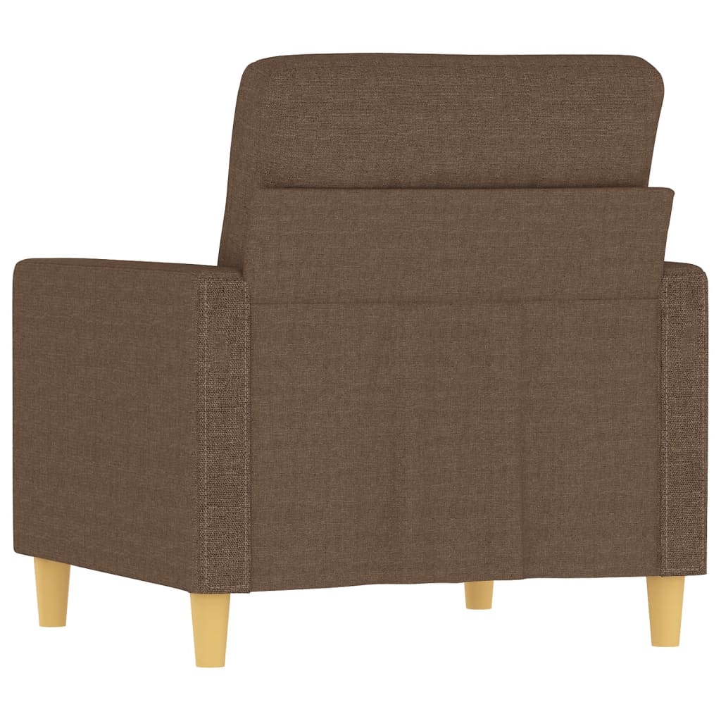 Poltrona 60 cm tecido castanho