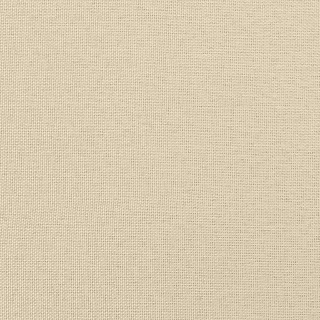 Sofá de 2 lugares tecido 140 cm cor creme