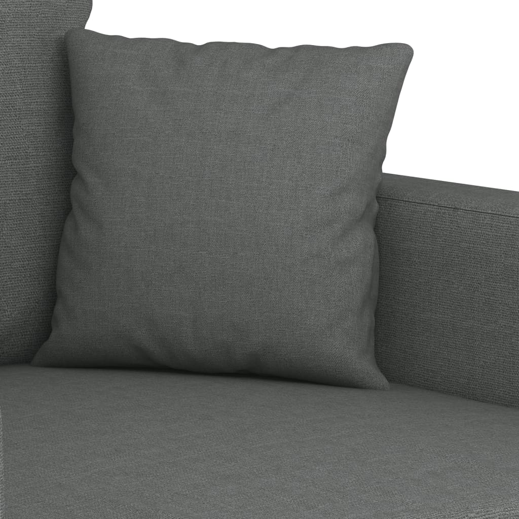 60 cm armchair in dark grey fabric