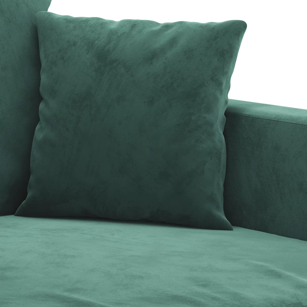 Poltrona 60 cm veludo verde-escuro