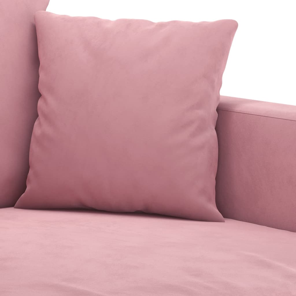 60 cm pink velvet armchair