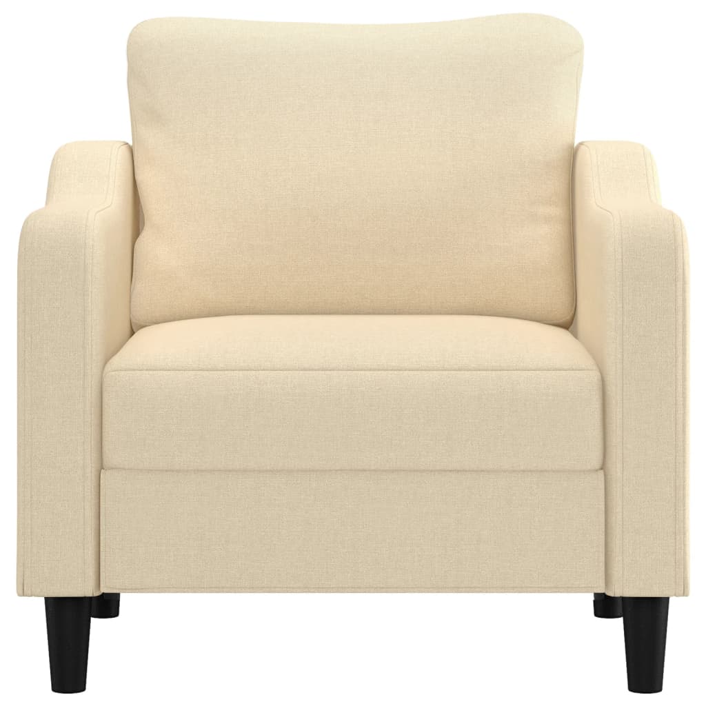 Poltrona 60 cm tecido cor creme