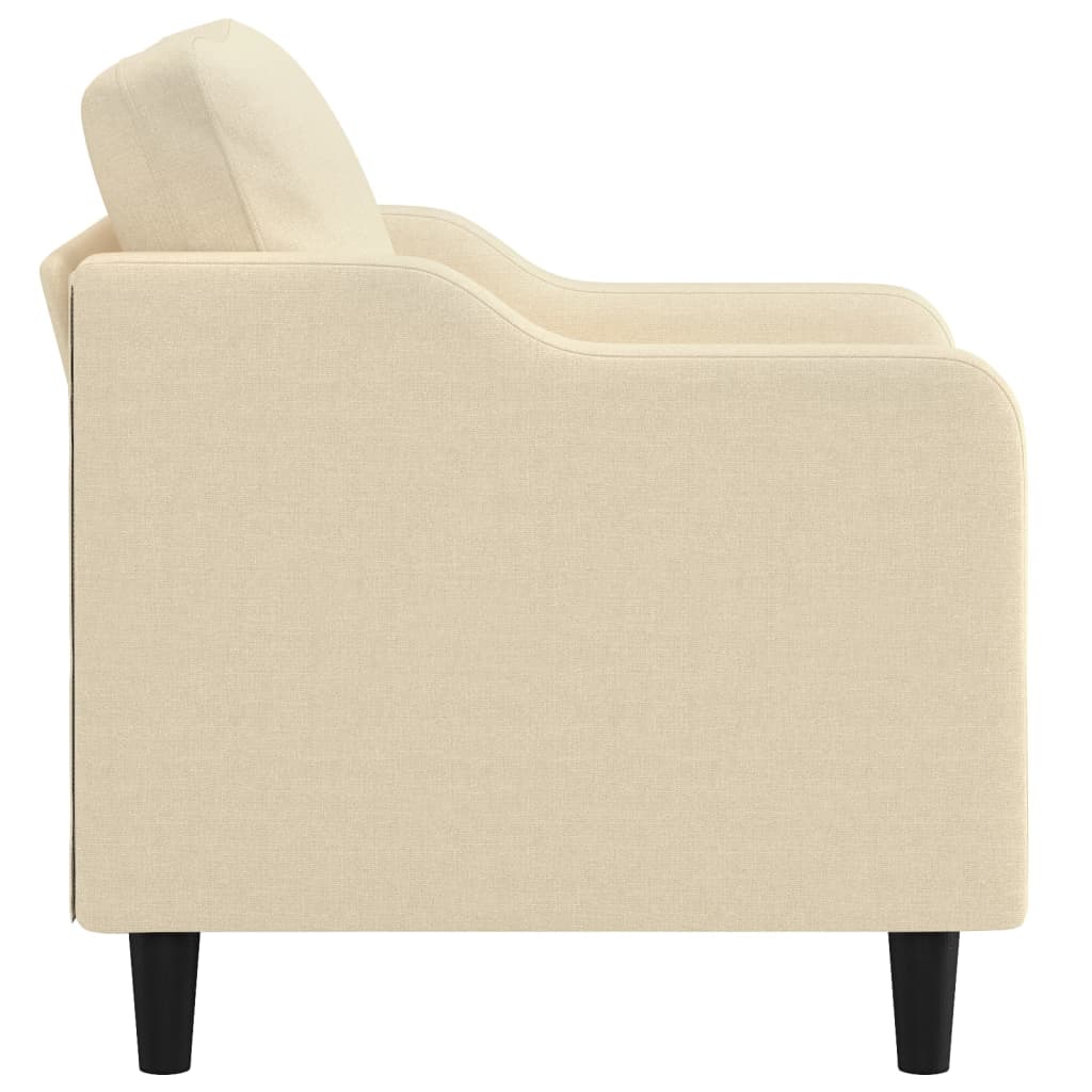Poltrona 60 cm tecido cor creme