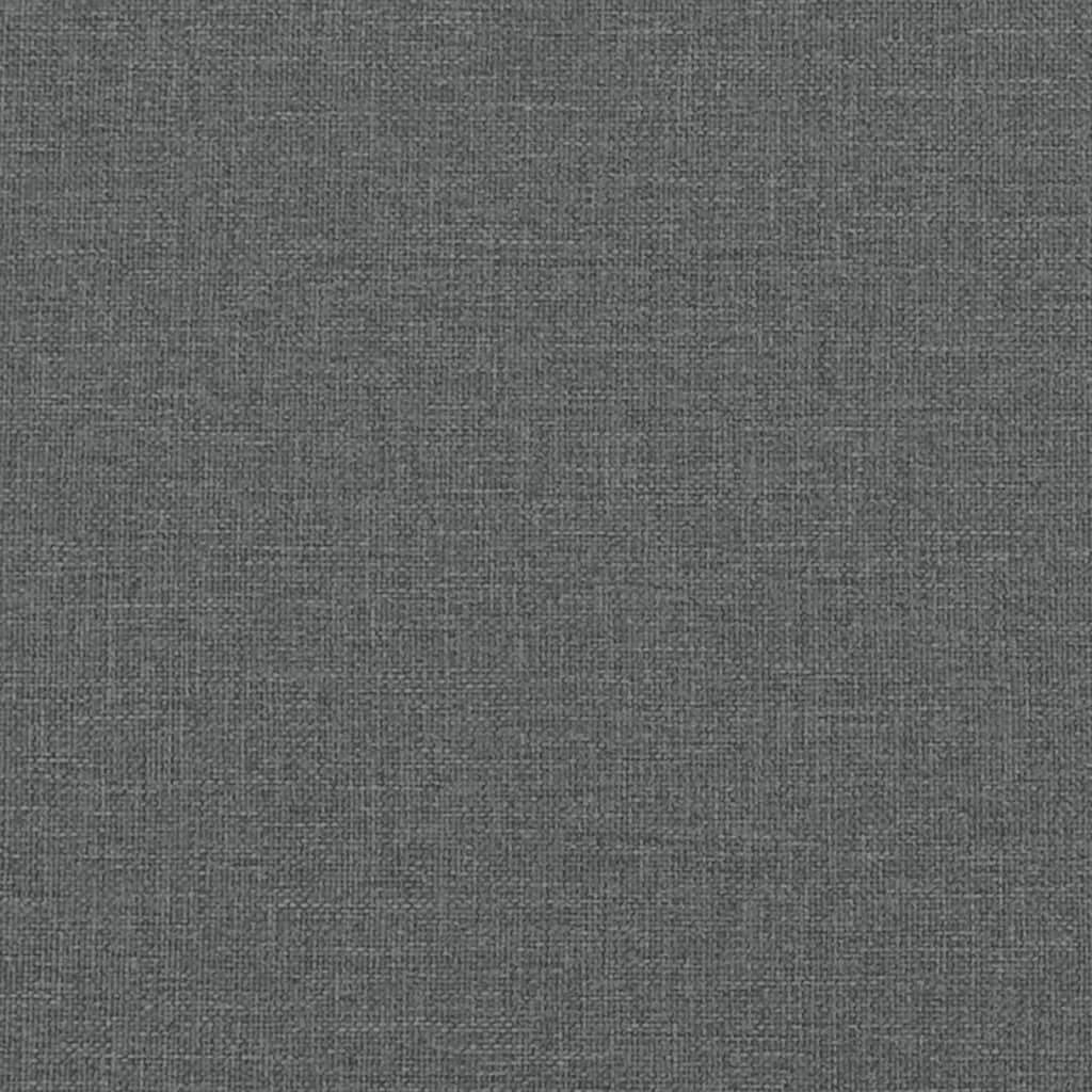 2-seater sofa in fabric 140 cm dark grey