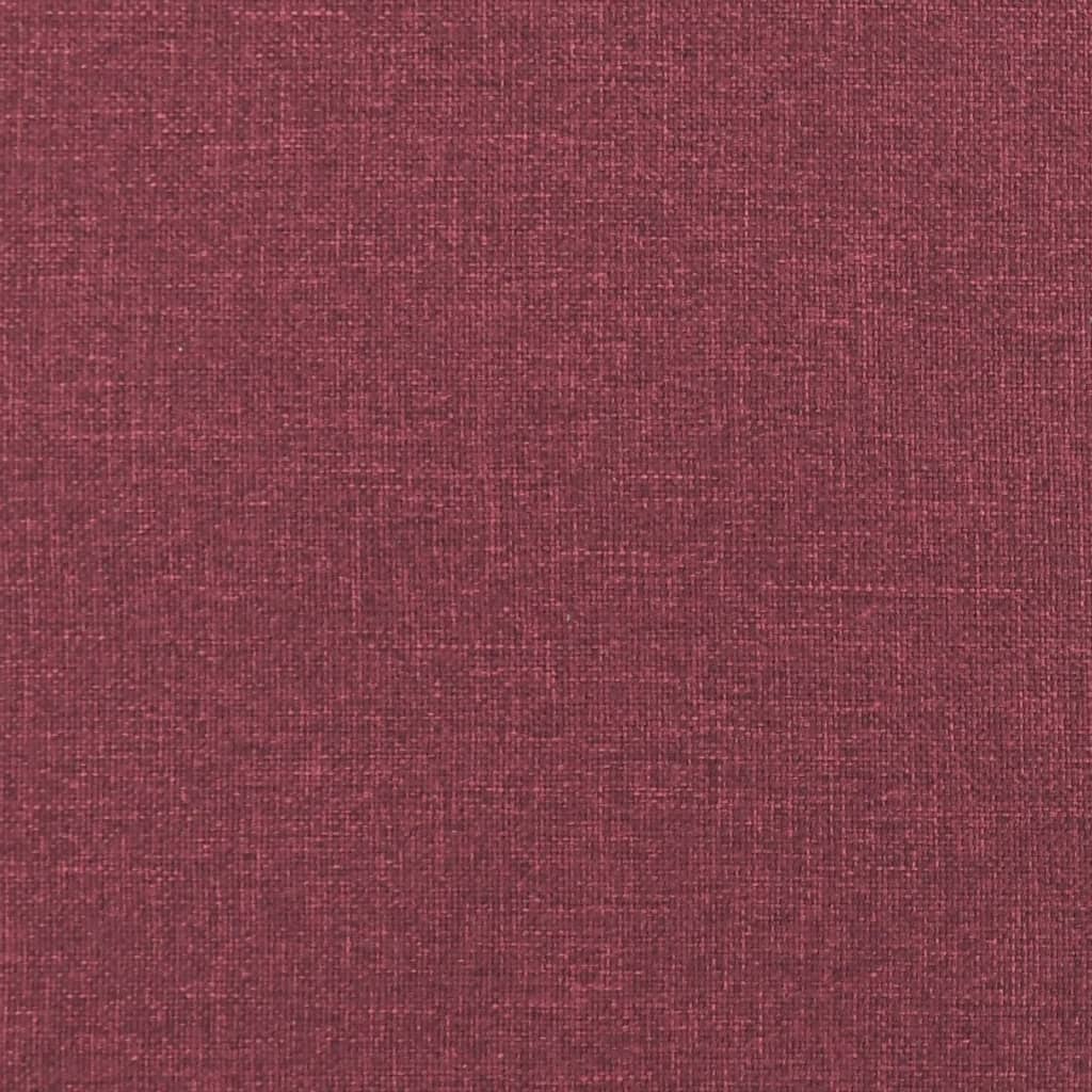 Sofá de 3 lugares tecido 180 cm vermelho tinto