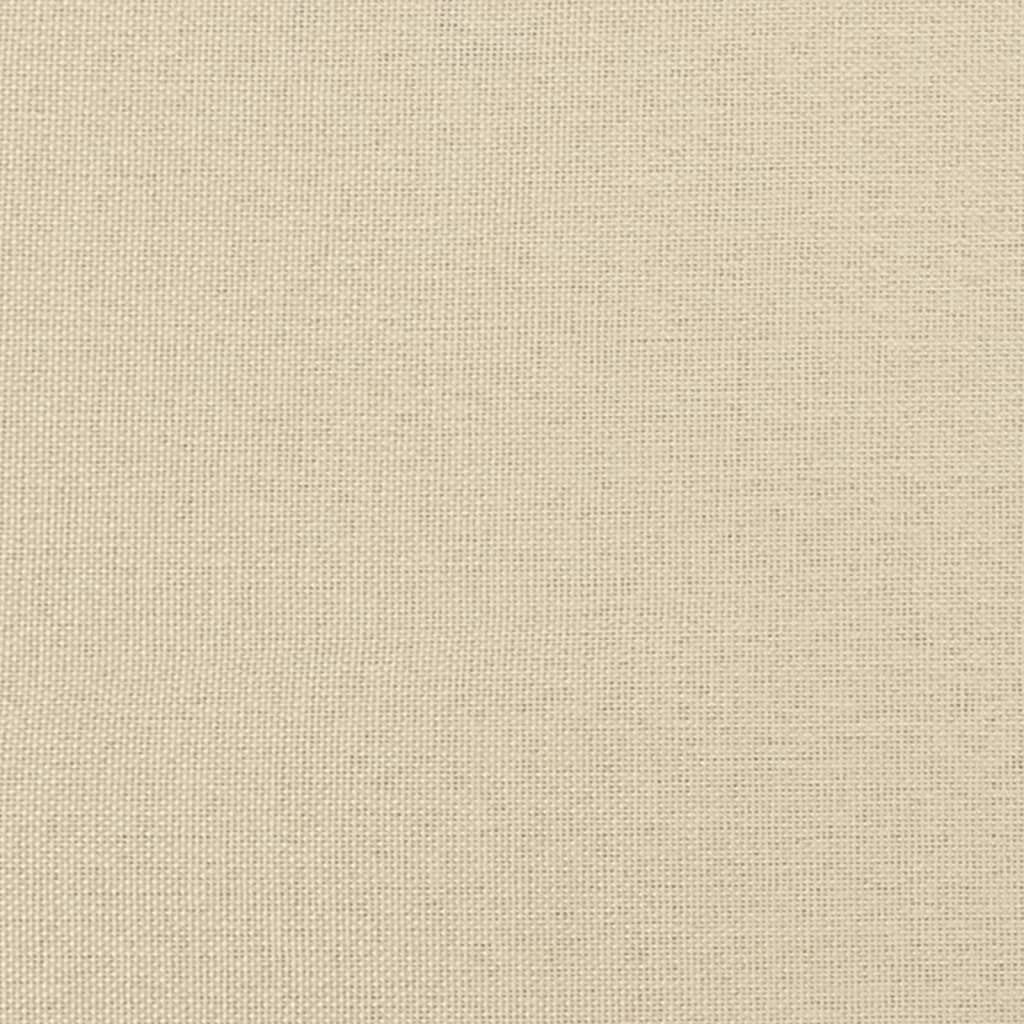 Sofá de 2 lugares tecido 140 cm cor creme
