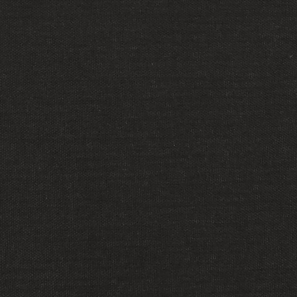 2-seater sofa in fabric, 140 cm, black