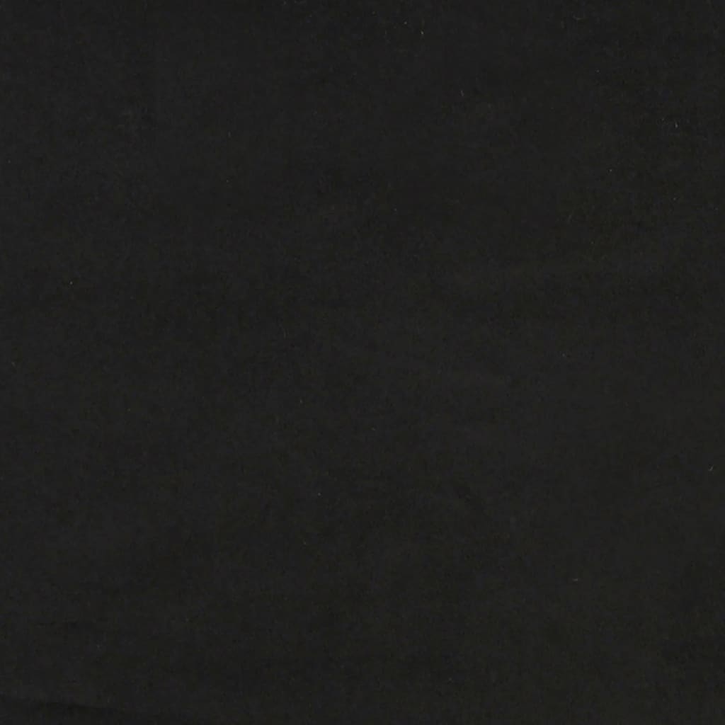 2-seater velvet sofa 120 cm black