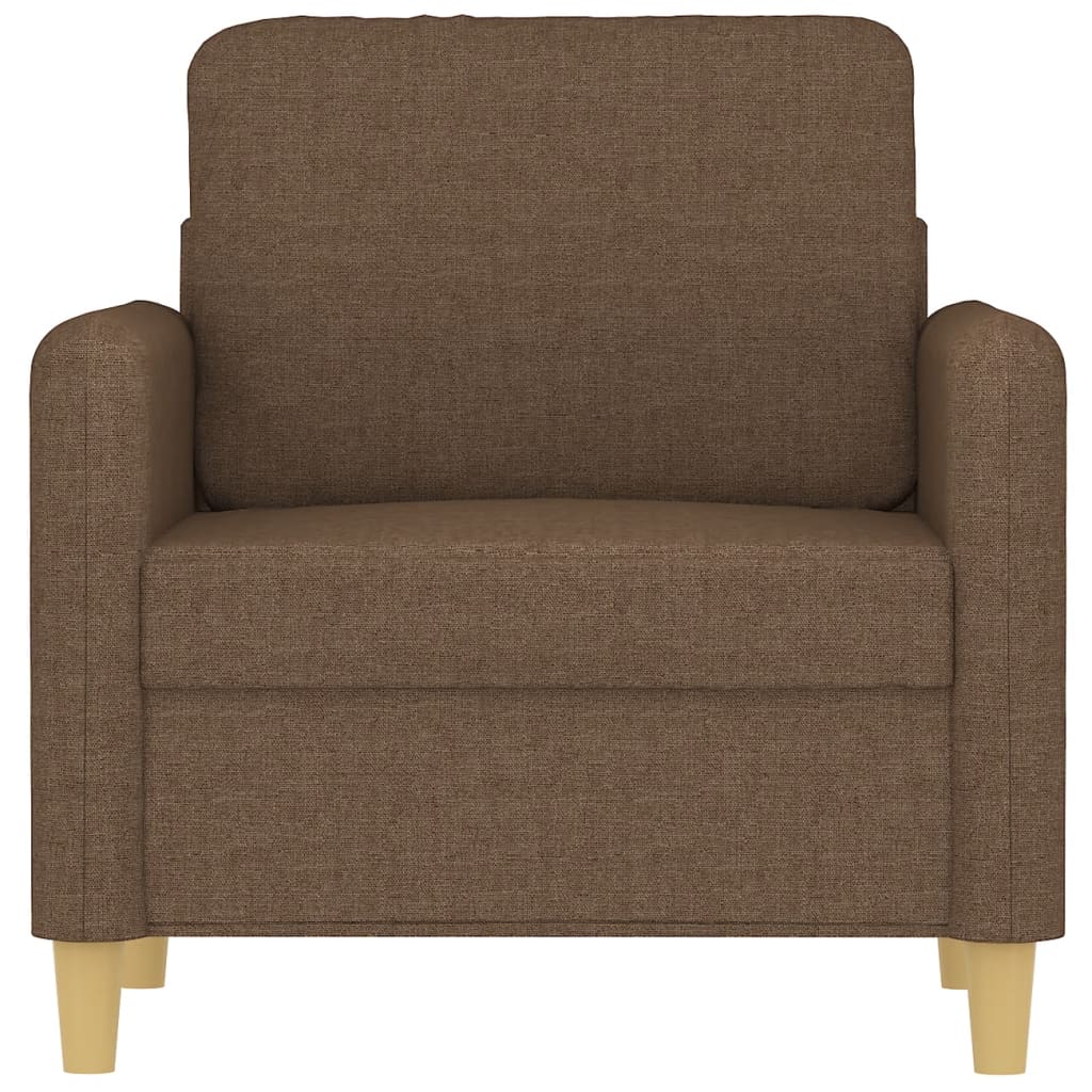 Poltrona 60 cm tecido castanho