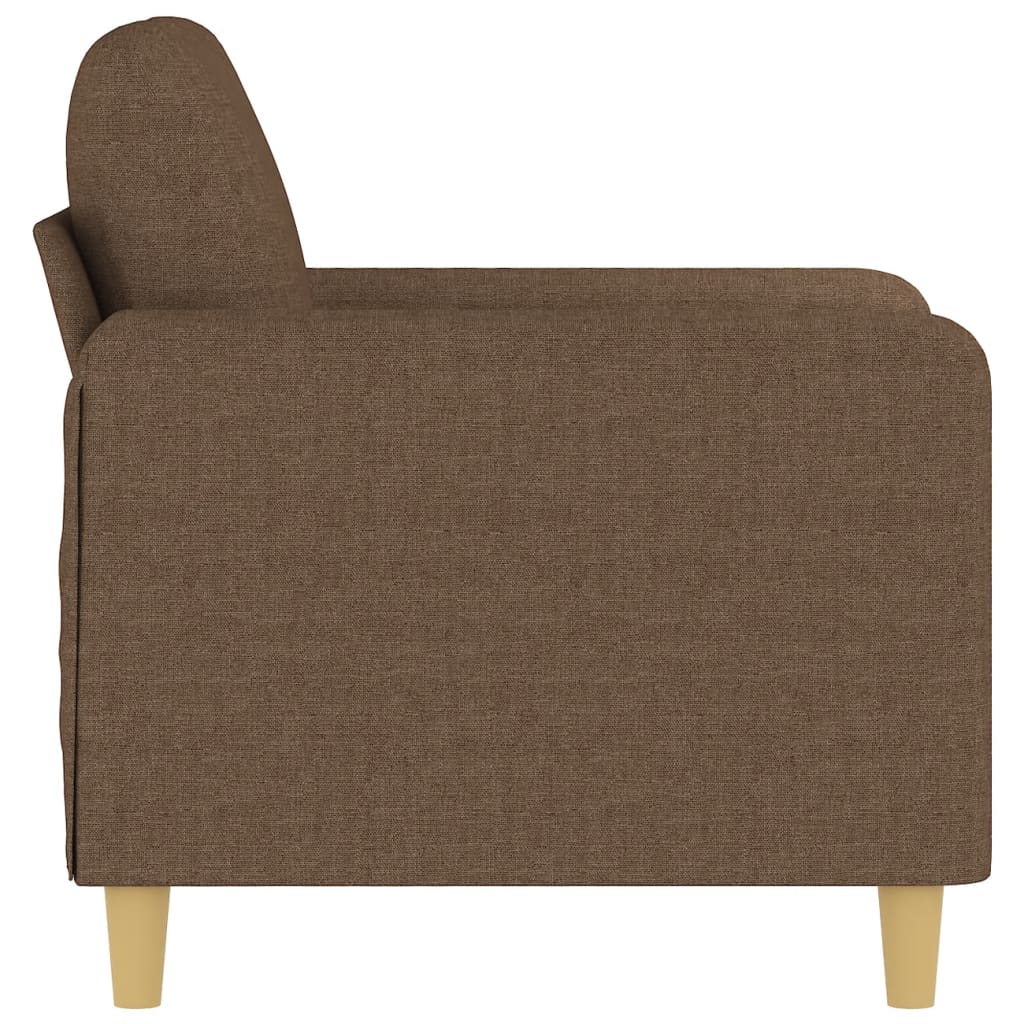 Poltrona 60 cm tecido castanho