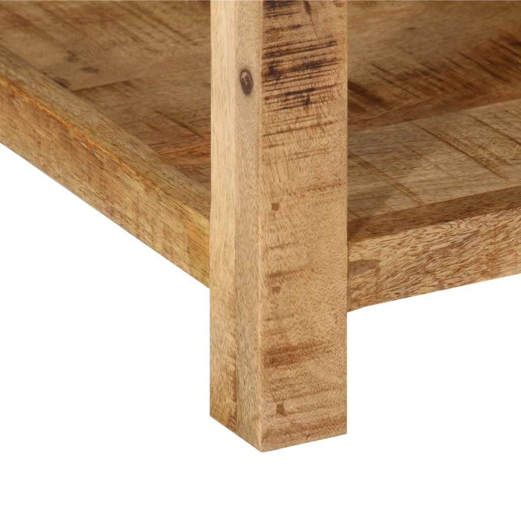 Bedside table 40x40x50 cm solid mango wood