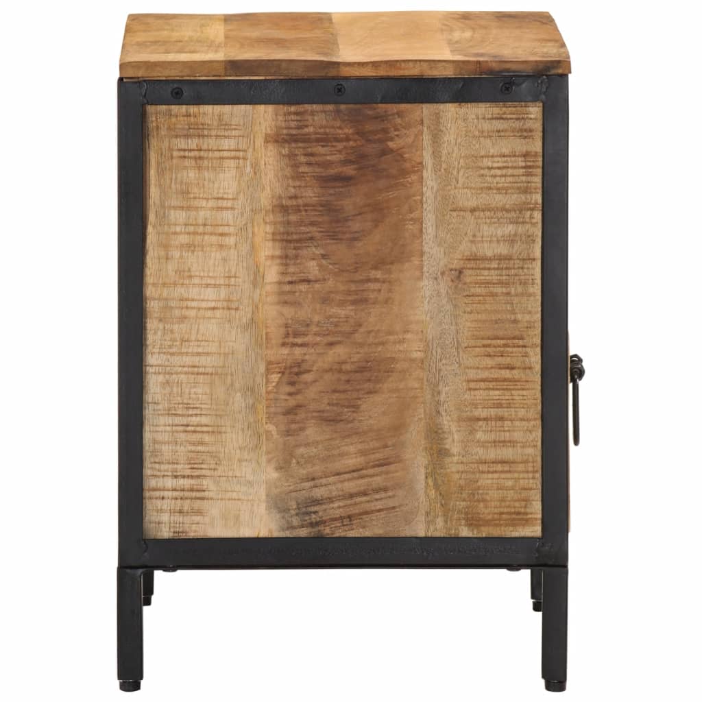 Bedside table 40x35x50 cm solid mango wood