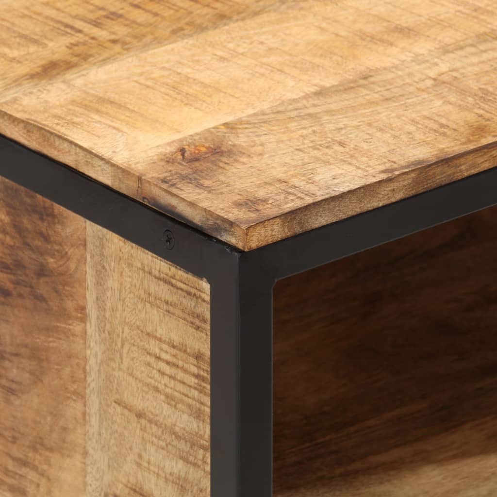 Bedside table 40x35x50 cm solid mango wood