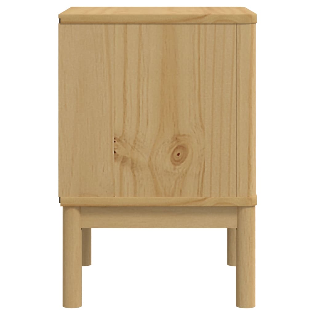 Bedside table 45x39x57 cm solid pine honey brown