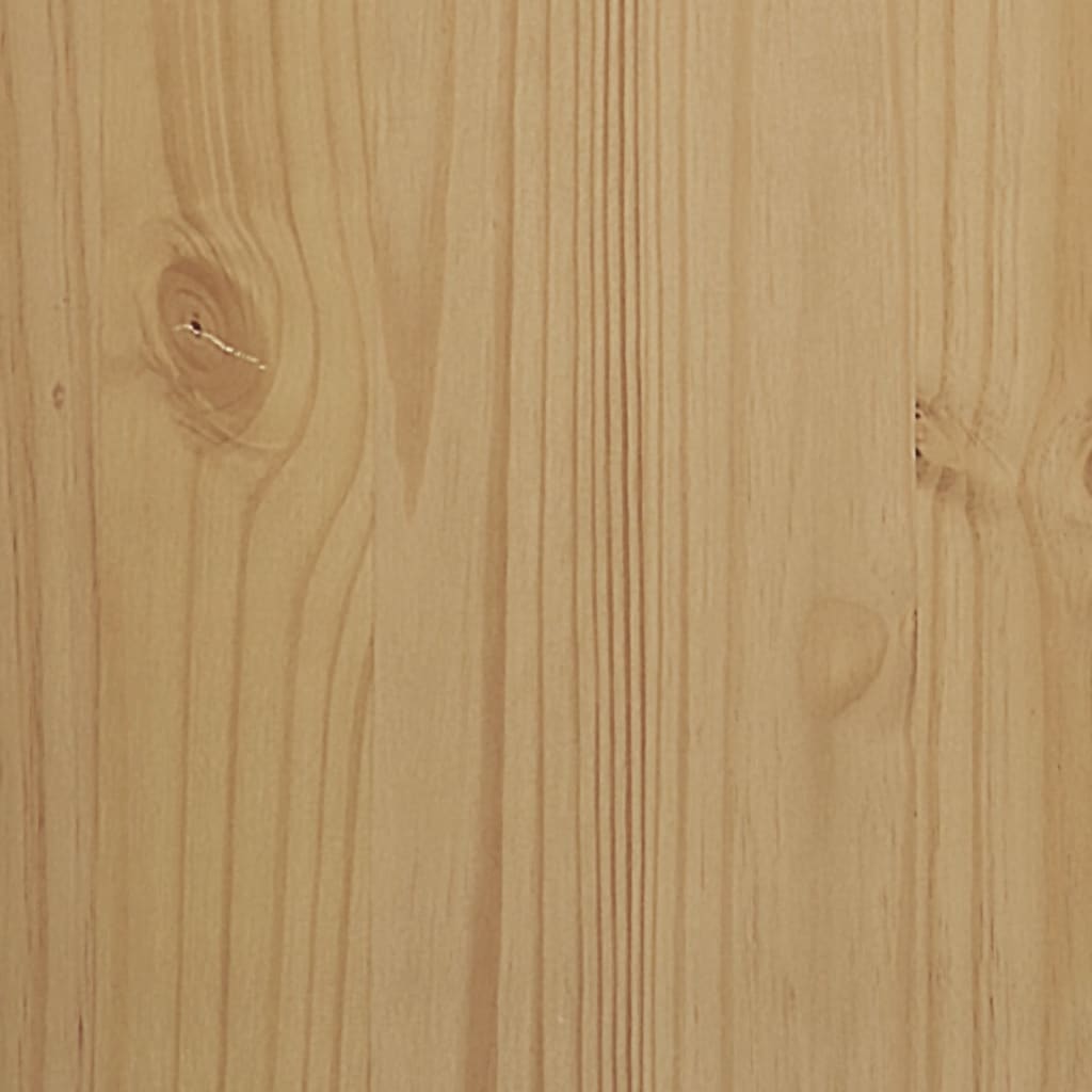 Bedside table 45x39x57 cm solid pine honey brown