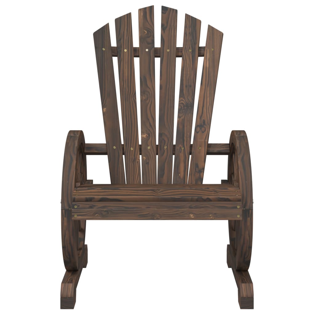 Adirondack garden chair in solid fir wood