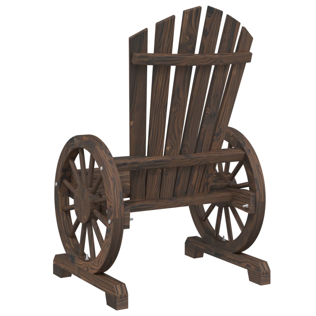 Adirondack garden chair in solid fir wood