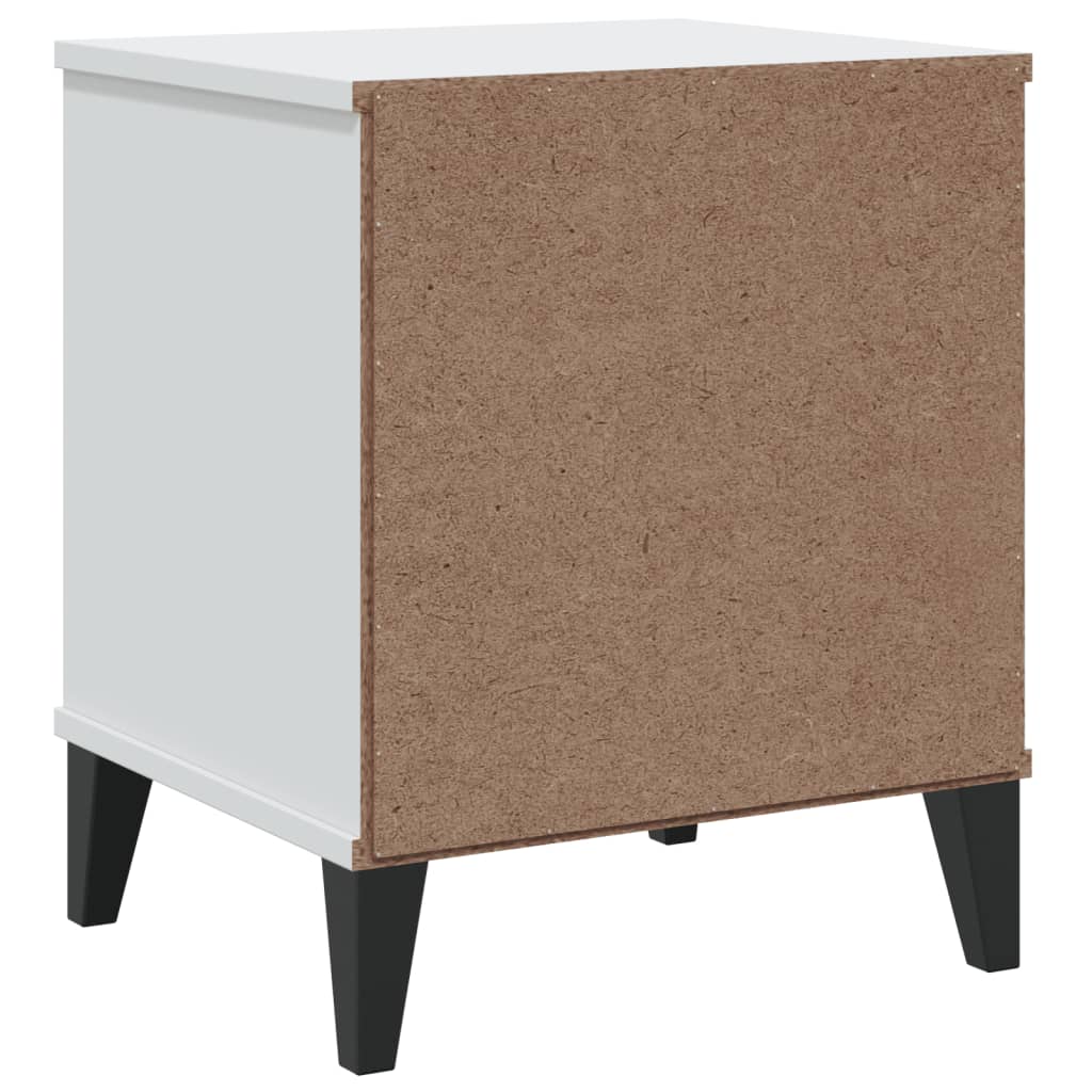 VIKEN bedside table made of white wood