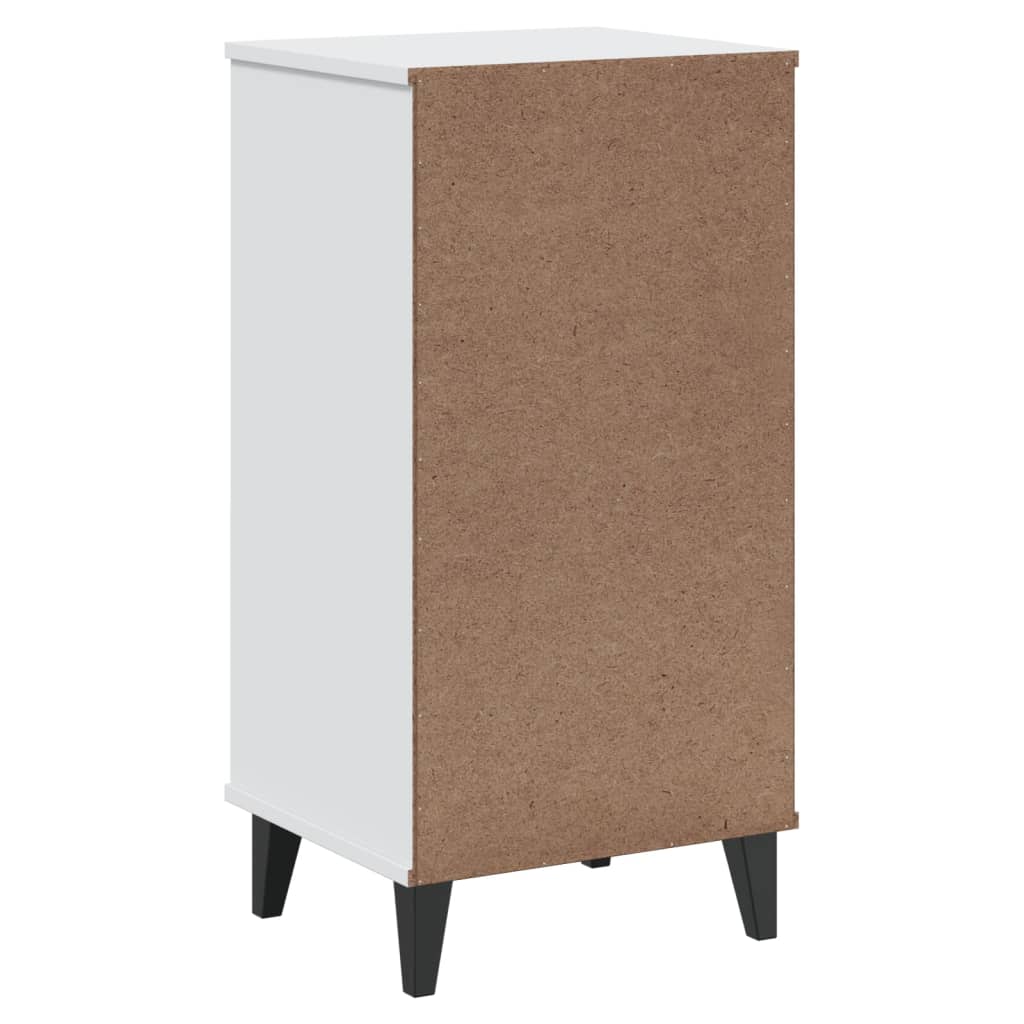 VIKEN bedside table made of white wood