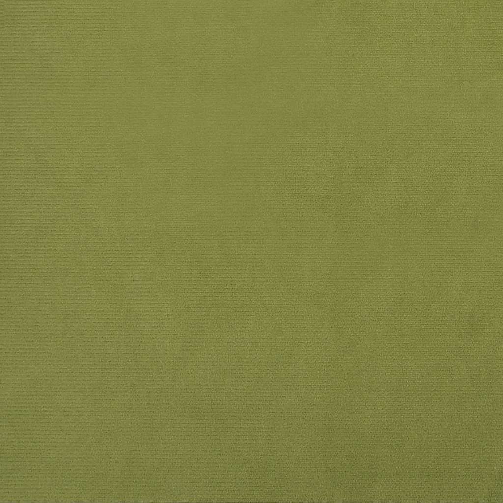 Sofá-cama de 2 lugares veludo verde-claro