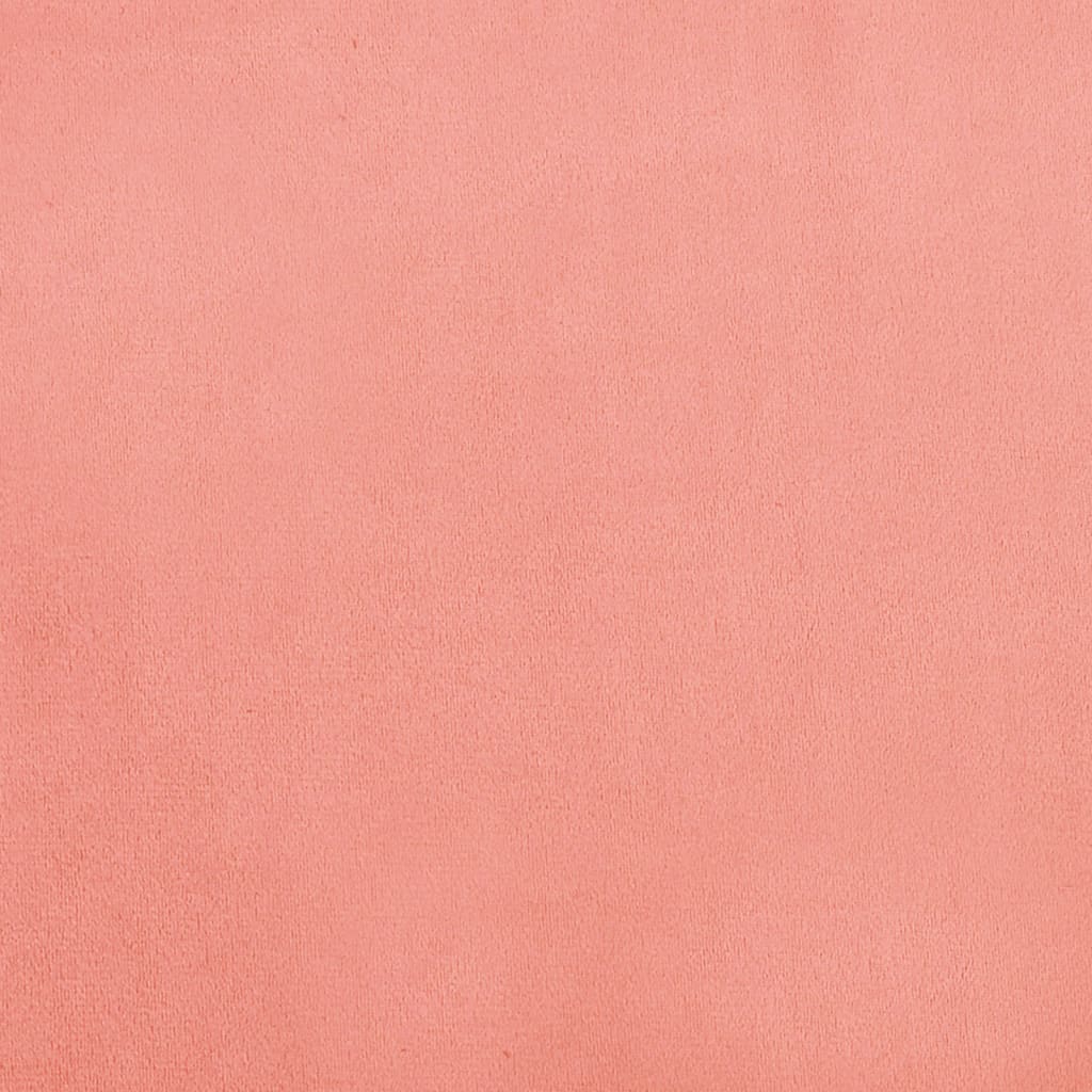 2-seater pink velvet sofa bed
