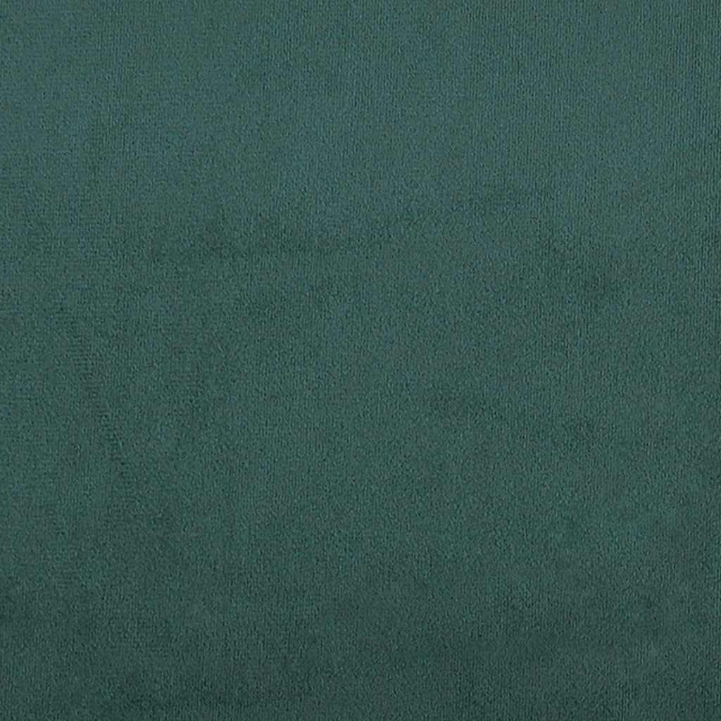 Dark green velvet 2-seater sofa