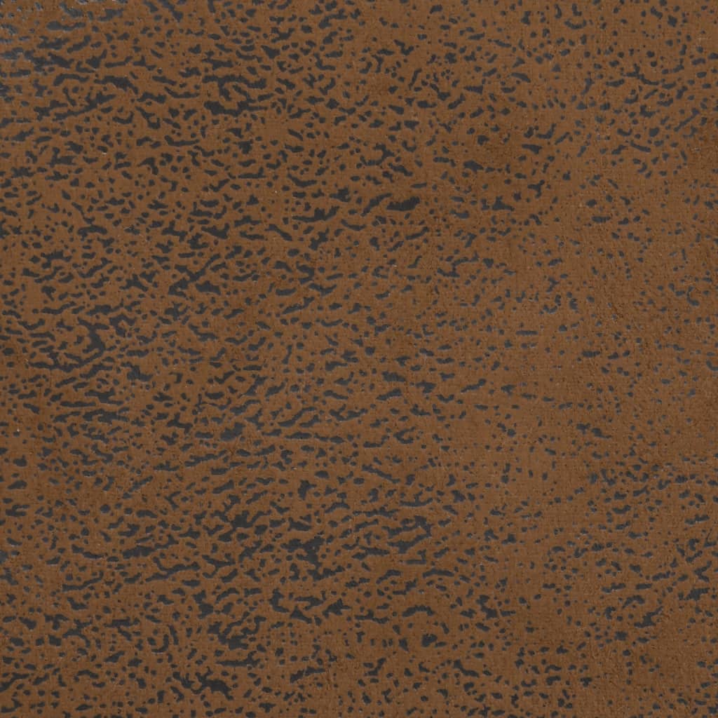2-seater sofa in brown faux suede