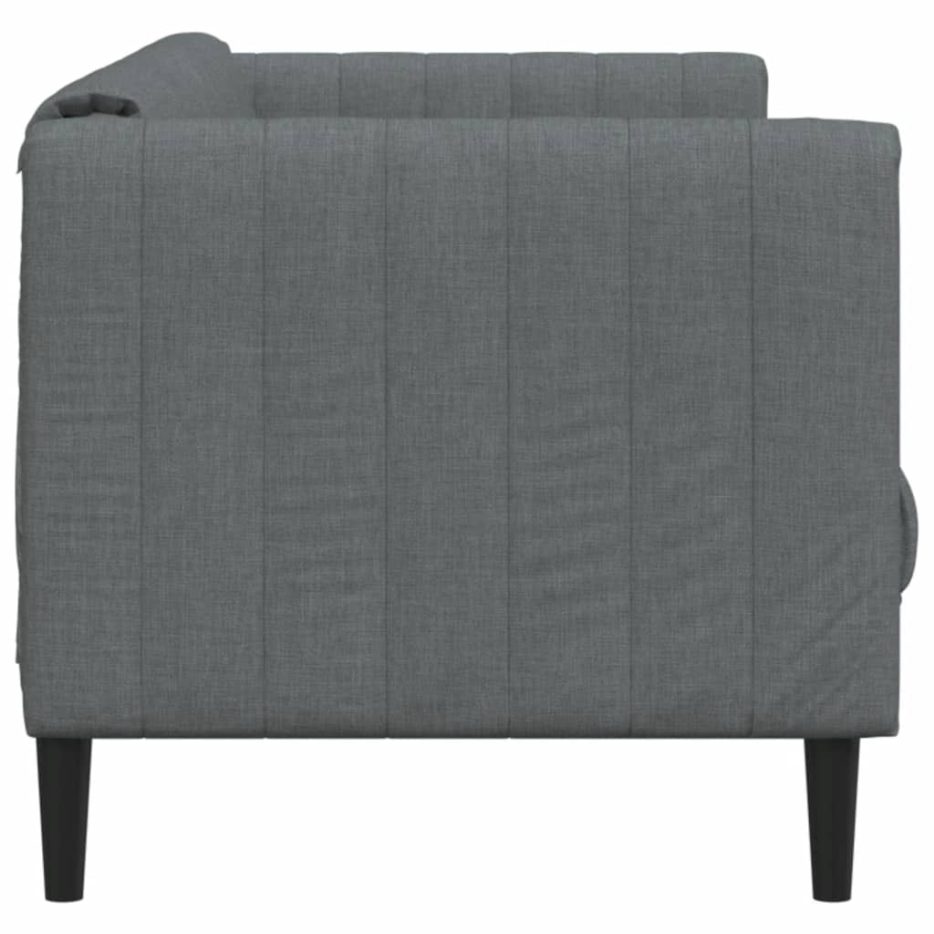 3-seater sofa in dark grey fabric