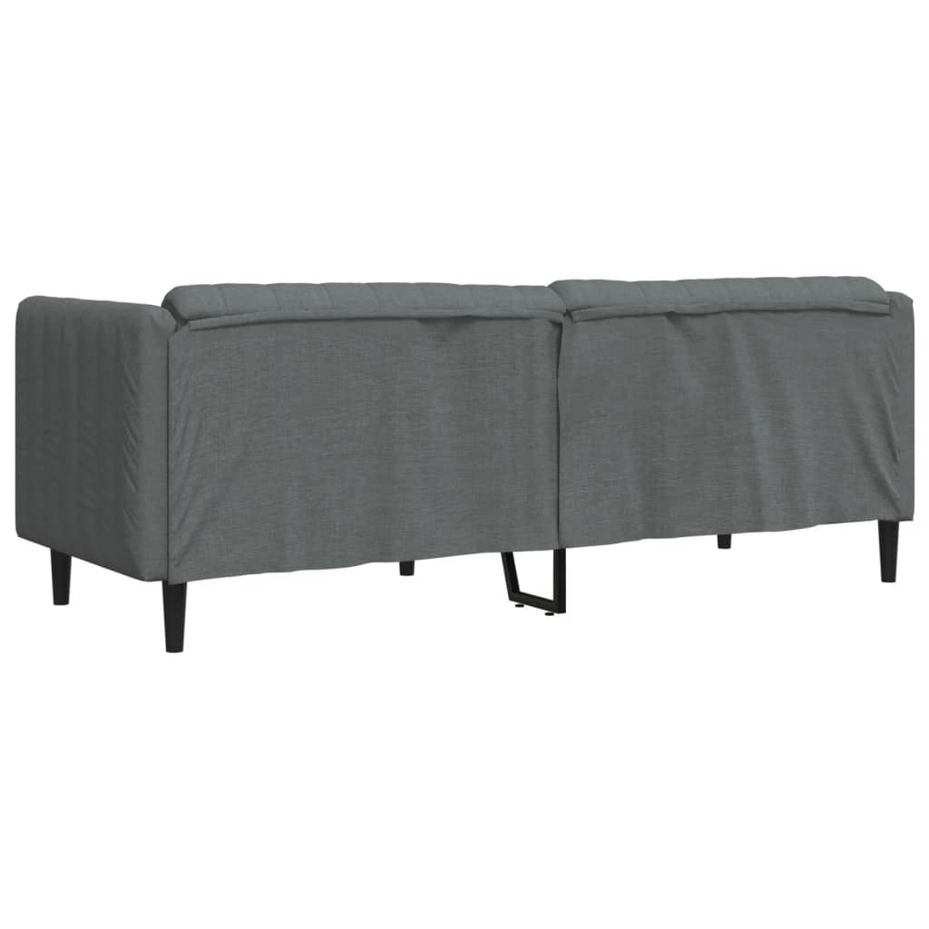 3-seater sofa in dark grey fabric